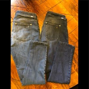 2 pairs of DL1961 Emma Leggings size 31 & 32